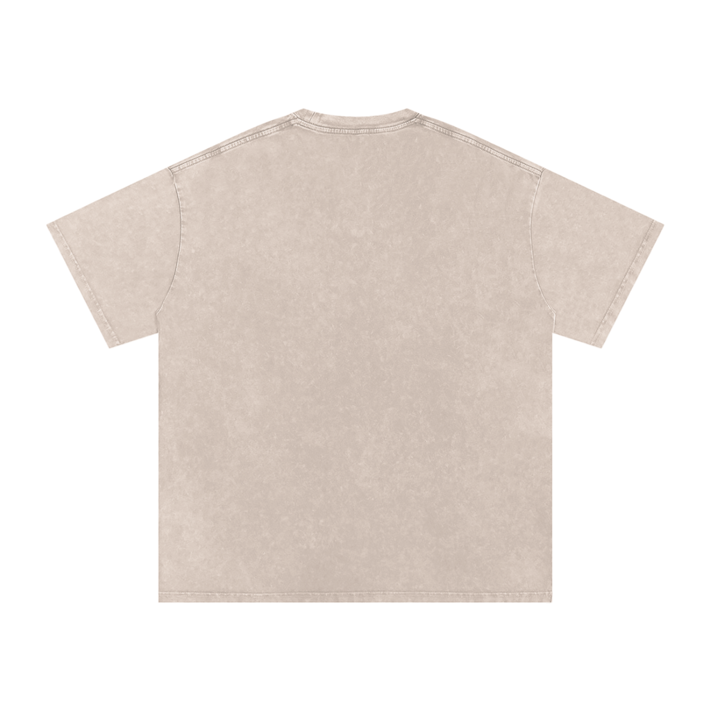 Buse Timide | Matthieu 6. 33-34 | Snow Washed Oversized Cotton T-Shirt