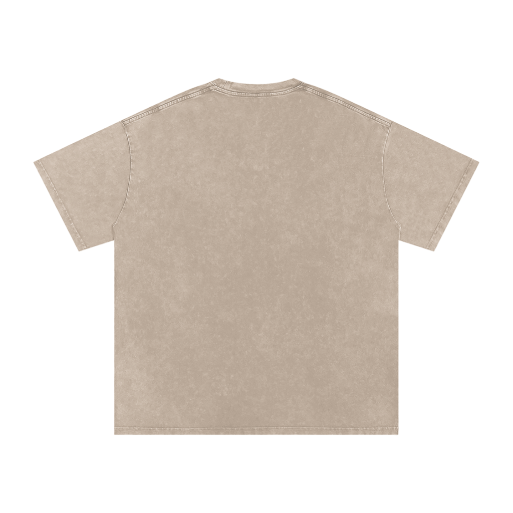 Buse Timide | Matthieu 6. 33-34 | Snow Washed Oversized Cotton T-Shirt