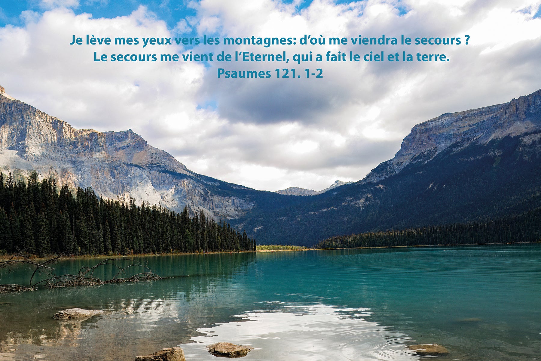 Lac Émeraude | Psaumes 121. 1-2